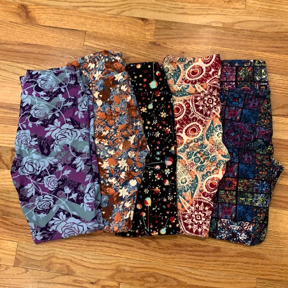 OS LULAROE LEGGING BUNDLE - 5 pairs